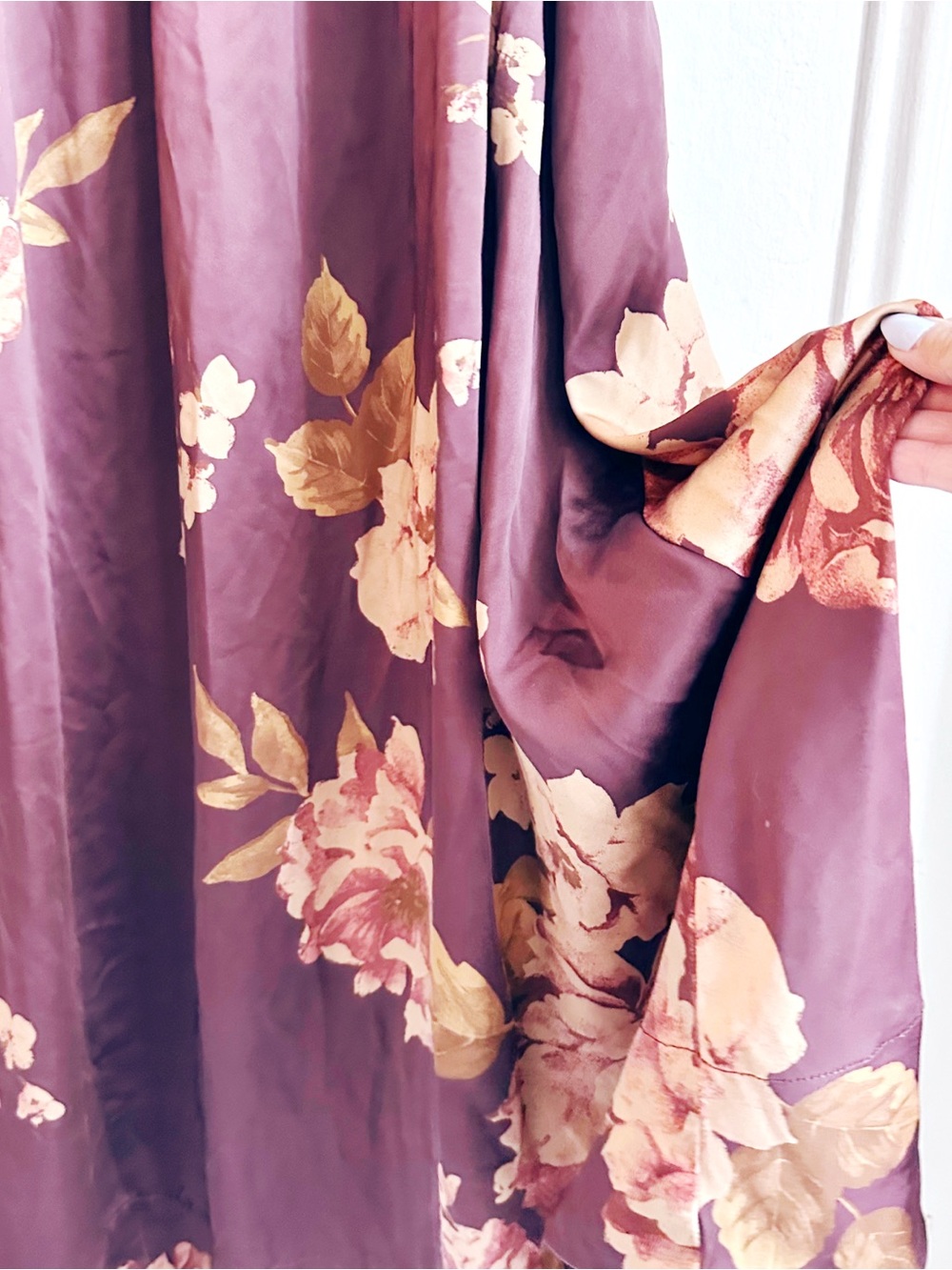 Free People Botanical Maxi Dress Navy Size medium formal floral weddings maroon - Picture 13 of 16